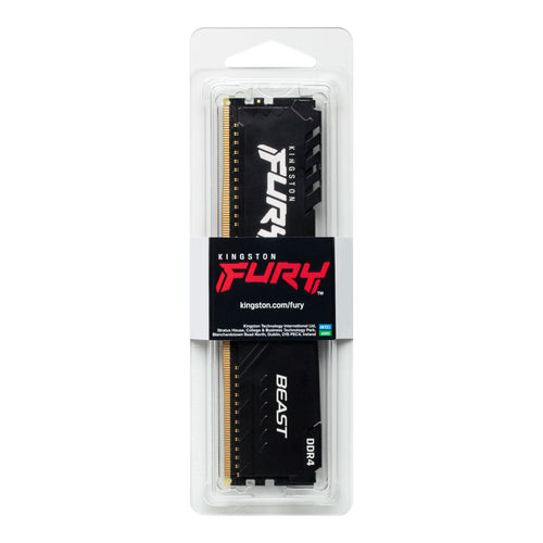 Memoria RAM Kingston FURY Beast Black XMP DIMM DDR4 32GB 3600MHz — PC Gamer Alto Rendimiento